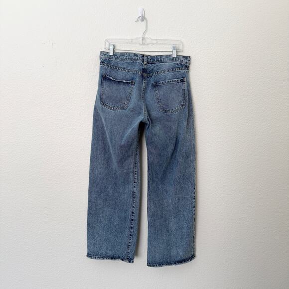[Maison Martin Margiela] Exposed Contrast Dropped Pocket Straight Leg Jeans 40 - Picture 3 of 11